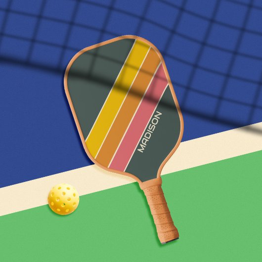 Aangepaste naam Retro Pickleball Paddle