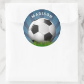 Aangepaste naam Retro Voetbal stickers (Tas)
