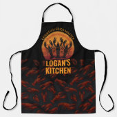 Aangepaste naam Rivierkreeften Master Chef Cadeau Schort (Voorkant)