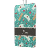 Aangepaste naam robin blue glitter verpleegster pe luchtverfrisser (Links)