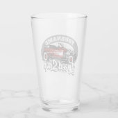 Aangepaste naam Rockabilly Roadster Speed Shop Gar Glas (Achterkant)