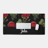Aangepaste naam rode rozen bureaumat (Keyboard & Muis)