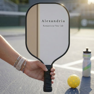 Aangepaste Naam Romantiseer Je Leven Pickleball Paddle