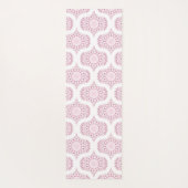 Aangepaste Naam  Roze 70s Confetti Lace Mandala Yogamat (Achterkant)