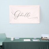 Aangepaste naam Roze Banner (Beurs)
