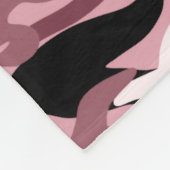 Aangepaste naam  roze camouflage fleece deken (Hoek)