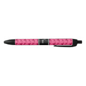 Aangepaste naam roze dachshunds zwarte inkt pen (Bodem)