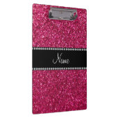Aangepaste naam roze glitter klembord (Rechts)