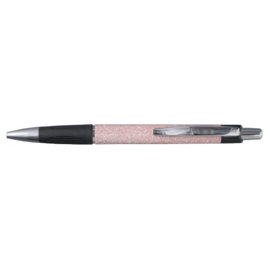 Aangepaste naam Roze glitter Sparkle Style Pen (Achterkant)