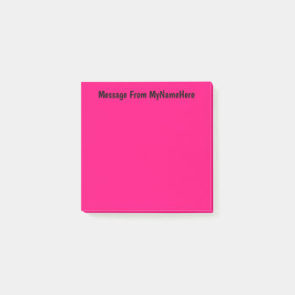 Aangepaste naam Roze Post-it® Notes