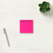 Aangepaste naam Roze Post-it® Notes (Kantoor)