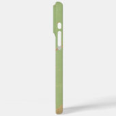 Aangepaste Naam Rustieke Groene Metaalbewerking La Case-Mate iPhone Case (Achterkant / Links)