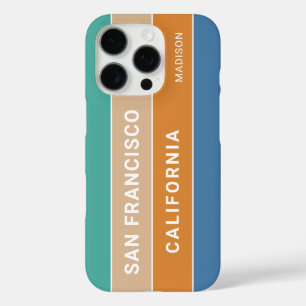 Aangepaste naam San Francisco / JOUW TEKST iPhone 16 Pro Hoesje