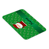 Aangepaste naam santa groene snoepsnoeren magneet (Rechterzijde)