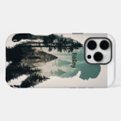 Aangepaste naam Sasquatch Big Foot Legend iPhone Hoesje (Achterkant horizontaal)