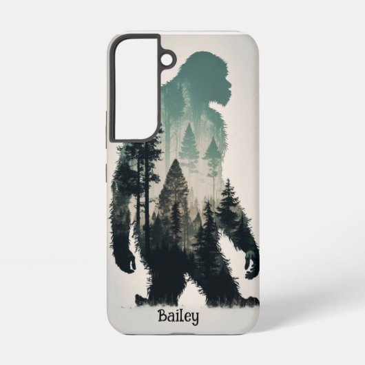 Aangepaste naam Sasquatch Big Foot Legend Samsung Galaxy Hoesje (Achterkant)