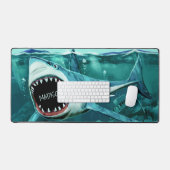 Aangepaste naam Scary Shark Bureaumat (Keyboard & Muis)