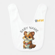 Aangepaste [Naam] Schattige Chibi Dieren Baby Bijt