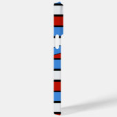 Aangepaste naam schattige illustratie met stripe P Case-Mate iPhone Case (Achterkant / Rechts)