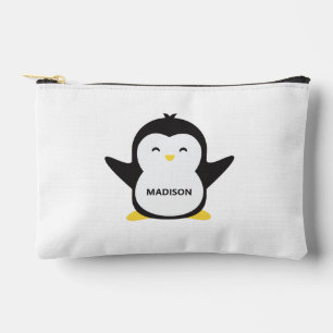 Aangepaste naam schattige pinguïn etui