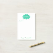 Aangepaste naam schoolpsycholoog Memo Note Pad (Op bureau)