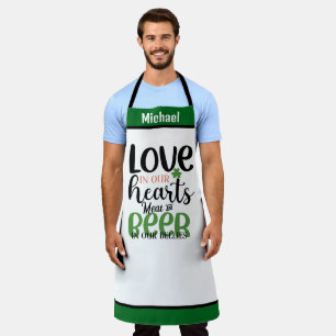 Aangepaste naam Schorten - Funny Meat & Irish Beer