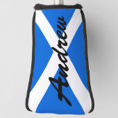 Aangepaste naam Scottish Flag pccnt Golfheadcover (Draai 90)