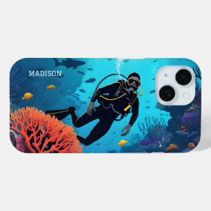 Aangepaste naam Scuba Diver