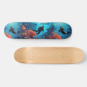 Aangepaste naam Scuba Diver Skateboard (Horizontaal)