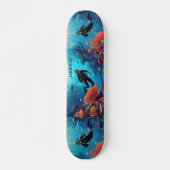 Aangepaste naam Scuba Diver Skateboard (Voorkant)