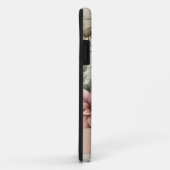 Aangepaste naam Shabby Chic Pastel Poinsettias Gar Case-Mate iPhone Case (Achterkant/rechts)