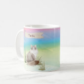 Aangepaste naam Siberian Cat Pet Koffiemok (Voorkant links)