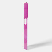 Aangepaste naam Silky Pink Heart Abstract Line Case-Mate iPhone Case (Achterkant / Rechts)