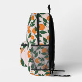 Aangepaste naam Sinaasappel Blossom Citrus Pattern Bedrukte Rugzak (Rechts)