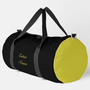 Aangepaste Naam Sinaasappel Geel Gym Bag JK 2024 Plunjezak