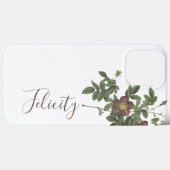 Aangepaste naam sjabloon februari geboortemaand bl Case-Mate iPhone case (Achterkant (horizontaal))
