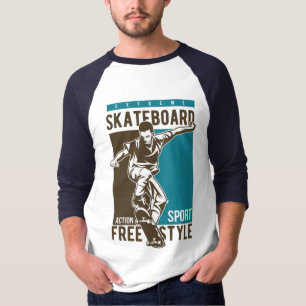 Aangepaste naam Skateboardshirten en jacks
