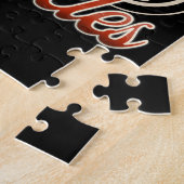 Aangepaste naam Skeleton Motorcycle Winkelen Legpuzzel (Zijkant)