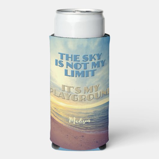 Aangepaste naam Sky Quote (Seltzer Voorkant)