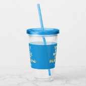 Aangepaste naam Sky Quote Acryl Drinkbeker (Links)