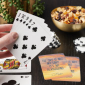 Aangepaste naam Sky Quote Pokerkaarten (Insitu)