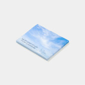 Aangepaste naam Sky Quote Post-it® Notes (Schuin)