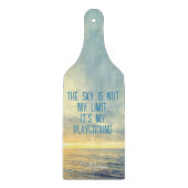 Aangepaste naam Sky Quote Snijplank (Voorkant)