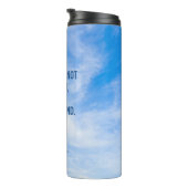 Aangepaste naam Sky Quote Thermosbeker (Geroteerd rechts)