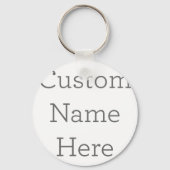 Metalen Cirkel sleutelhangers, 5,1 cm (Voorkant)