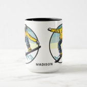 Aangepaste naam SNOWBOARDER-mokken Mok (Midden)
