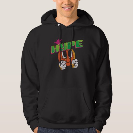 Aangepaste naam Social op Terug Hype Streamer Game Hoodie (Voorkant)