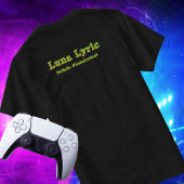 Aangepaste naam Social op Terug Hype Streamer Game T-shirt