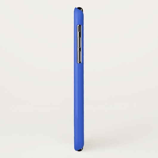 Aangepaste naam Solid Royal Blue Case-Mate iPhone Case (Achterkant/links)