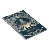 Aangepaste naam Star of Wonder Nativity Dot Mandal Notitieboek (Rechterzijde)